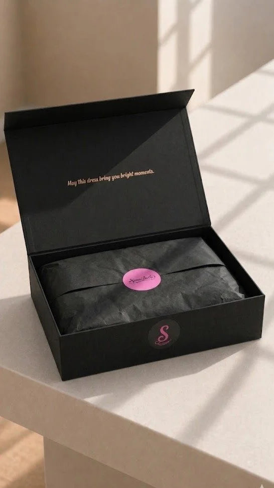 Keepsake gift box — open